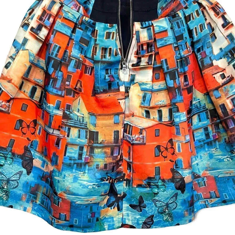 ALICE + OLIVIA Printed Mini Skirt | Size: XS |